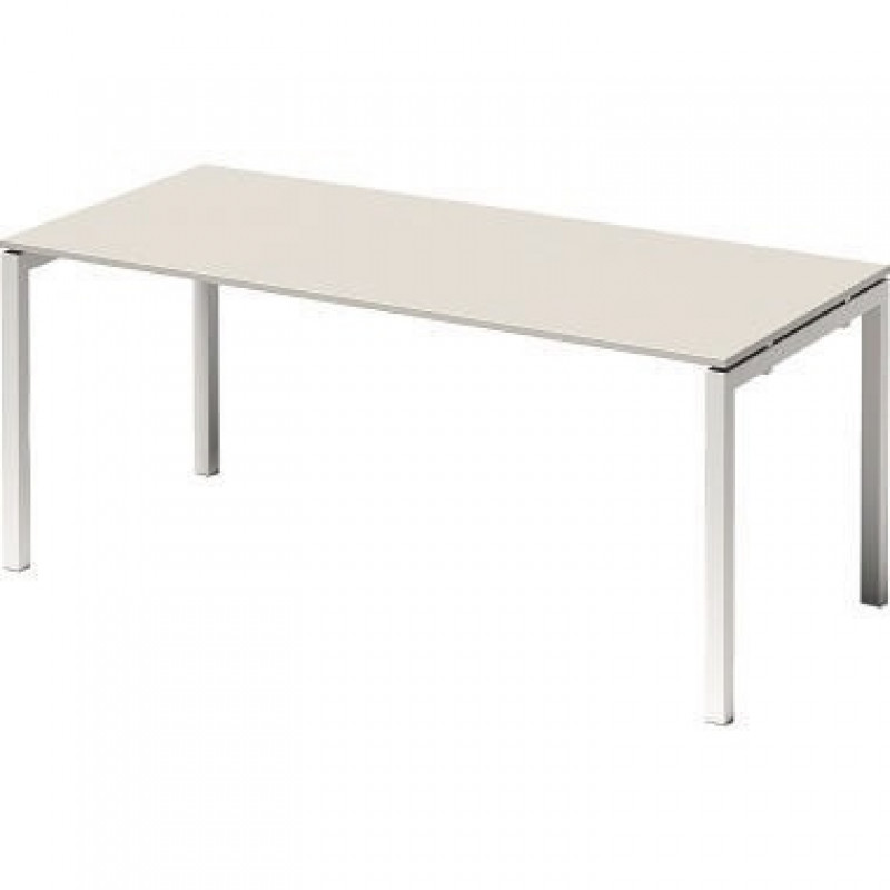 Bisley Schreibtisch DUF1808GW396 U 1800x740x800mm ws/gr.ws Bisley Schreibtisch DUF1808GW396 U 1800x740x800mm ws/gr.ws