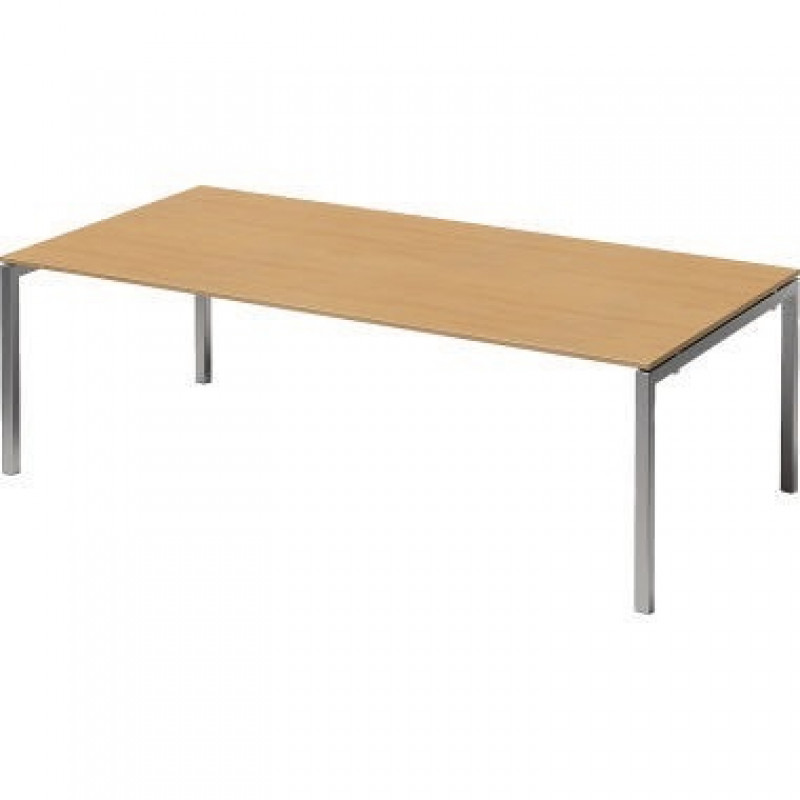 Bisley Konferenztisch DUF2412BC355 U 2400x740x1200mm si/bu Bisley Konferenztisch DUF2412BC355 U 2400x740x1200mm si/bu
