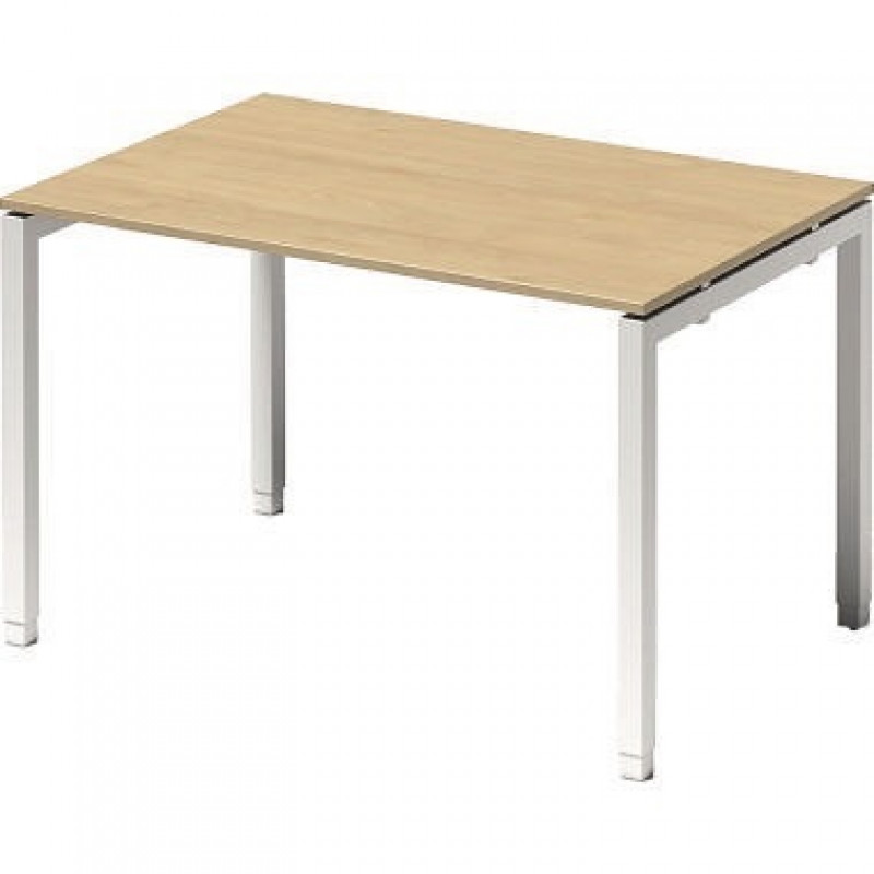 Bisley Schreibtisch DUH1208MP396 U 1200x650-850x800mm ws/ah Bisley Schreibtisch DUH1208MP396 U 1200x650-850x800mm ws/ah