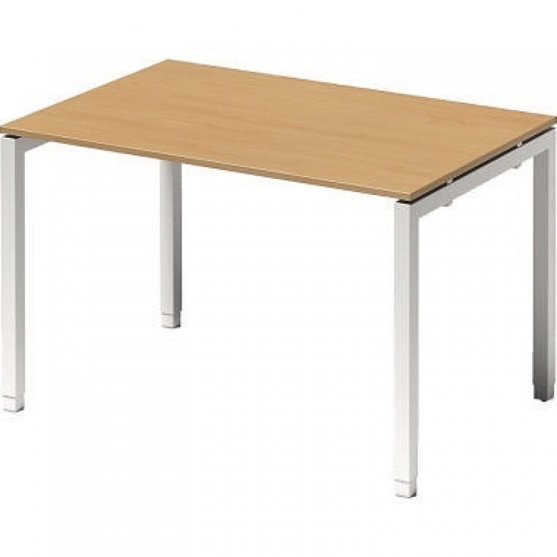Bisley Schreibtisch DUH1208BC396 U 1200x650-850x800mm ws/bu