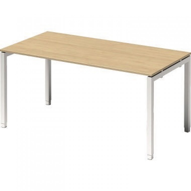 Bisley Schreibtisch DUH1608MP396 U 1600x650-850x800mm ws/ah Bisley Schreibtisch DUH1608MP396 U 1600x650-850x800mm ws/ah