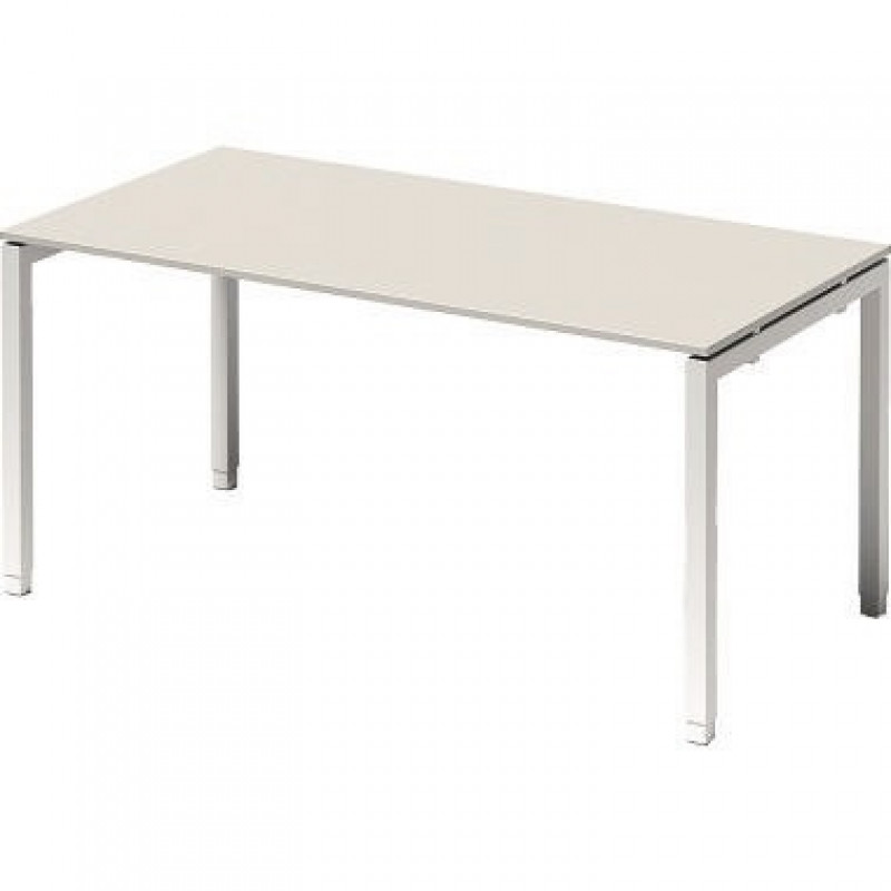 Bisley Schreibtisch DUH1608GW396 U 1600x650-850x800mm ws/gr.ws Bisley Schreibtisch DUH1608GW396 U 1600x650-850x800mm ws/gr.ws