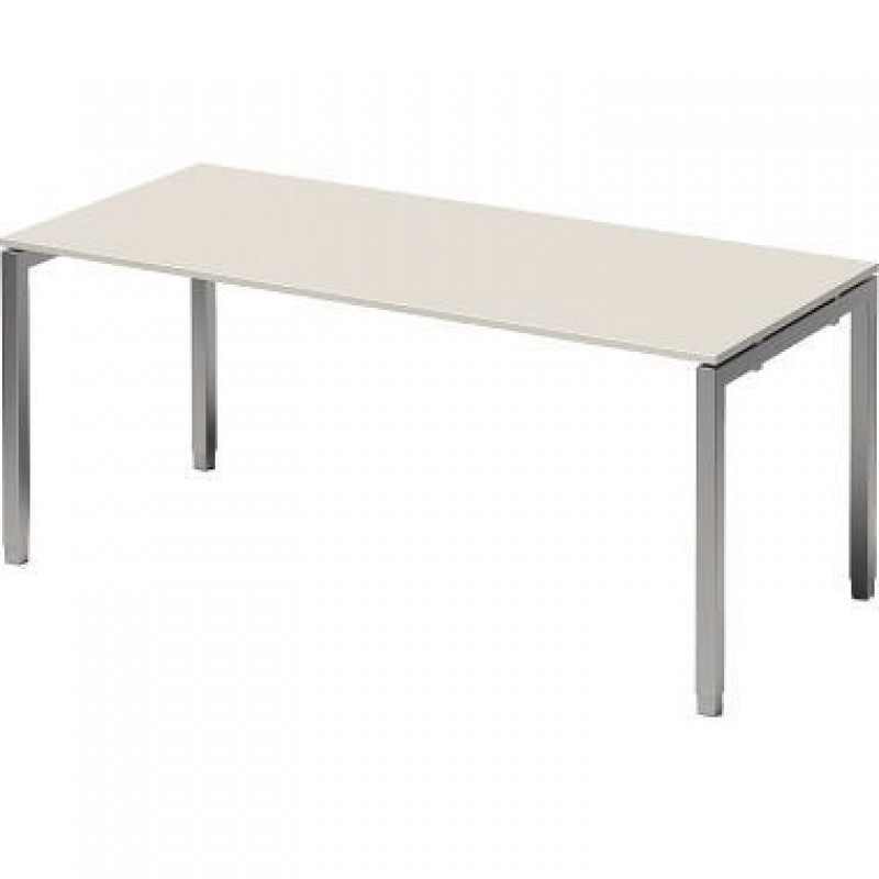 Bisley Schreibtisch DUH1808GW355 U 1800x650-850x800mm si/gr.ws Bisley Schreibtisch DUH1808GW355 U 1800x650-850x800mm si/gr.ws