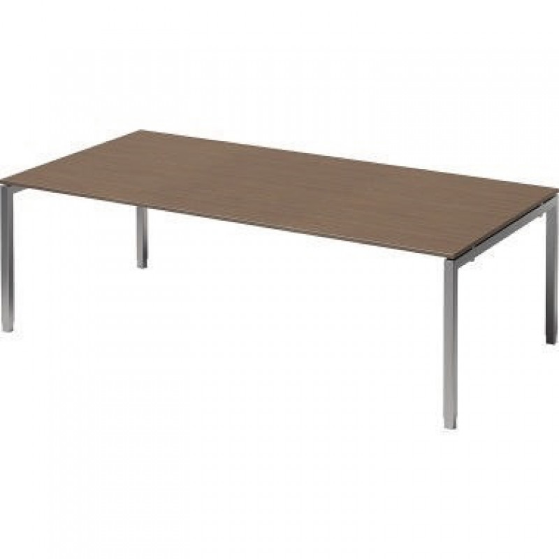 Bisley Konferenztisch DUH2412WN355 U 2400x650-850x1200mm si/nb Bisley Konferenztisch DUH2412WN355 U 2400x650-850x1200mm si/nb