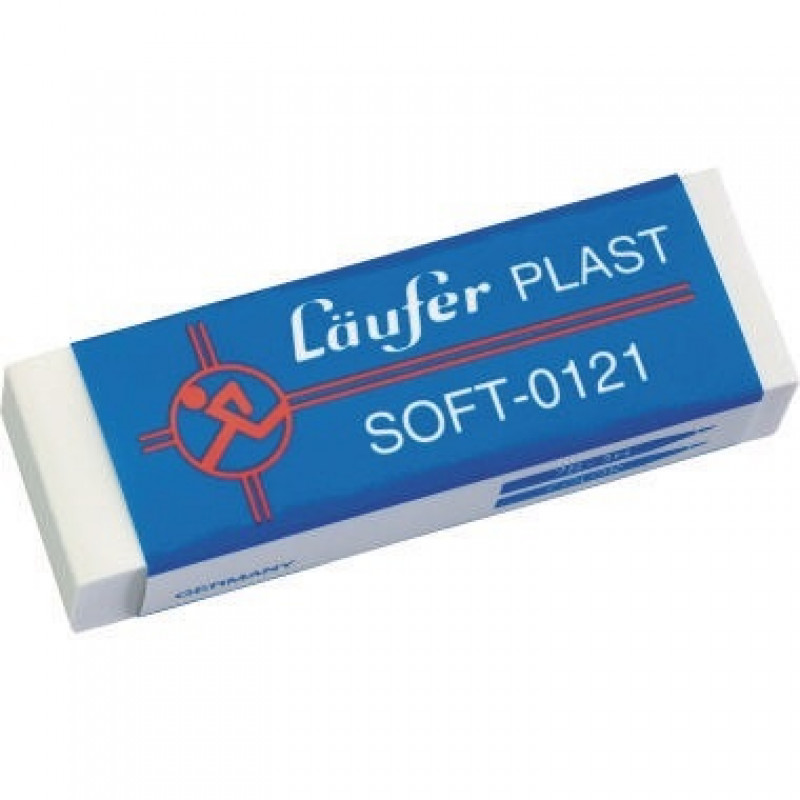 Läufer Radierer Plast Soft 01210 65x21x12mm
