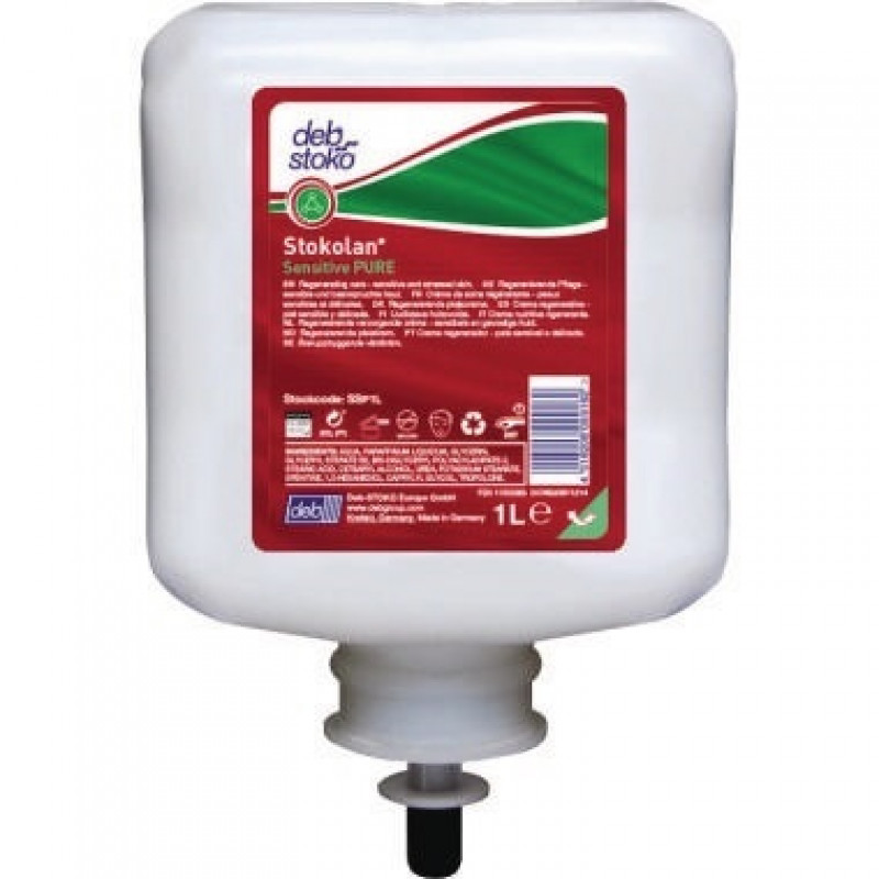 Deb Handcreme Stokolan Sensitive PURE SSP1L 1L Deb Handcreme Stokolan Sensitive PURE SSP1L 1L