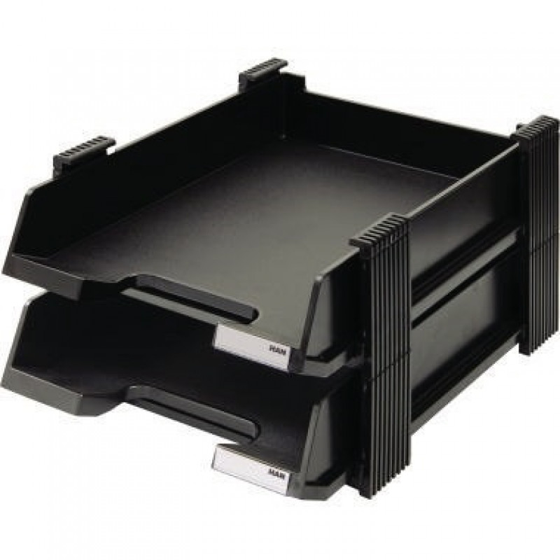 HAN Briefablage DUETT 10320-13 DIN A4/C4 2 Briefablagen sw HAN Briefablage DUETT 10320-13 DIN A4/C4 2 Briefablagen sw