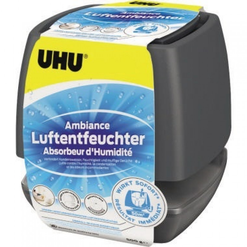 UHU Luftentfeuchter AirMax Ambiance 48155 bis 50qm 500g weiß UHU Luftentfeuchter AirMax Ambiance 48155 bis 50qm 500g weiß