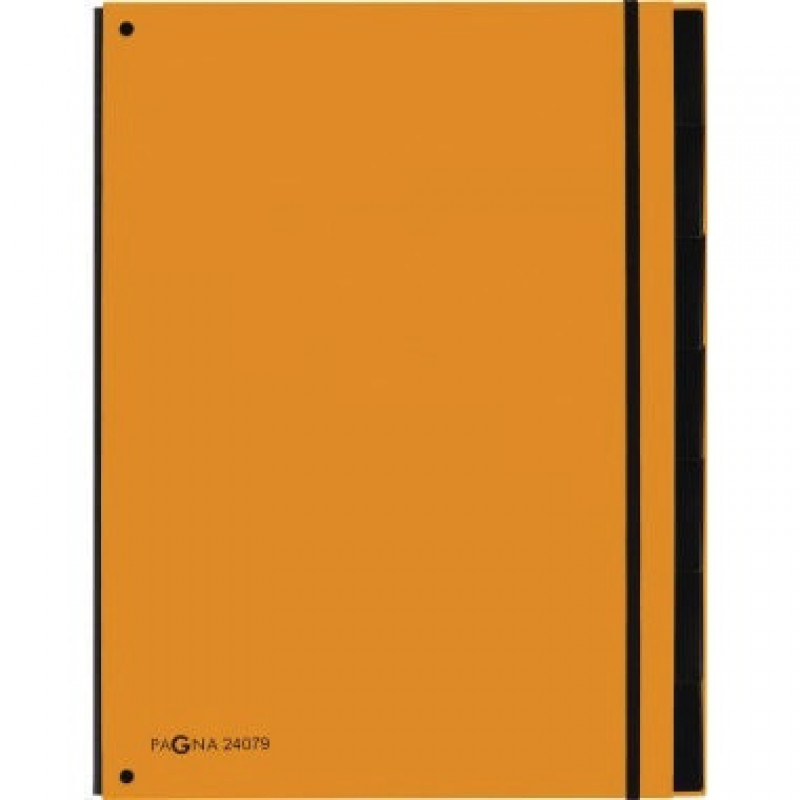 PAGNA Pultordner Trend 24079-09 7-teilig 3Schaulöcher orange PAGNA Pultordner Trend 24079-09 7-teilig 3Schaulöcher orange