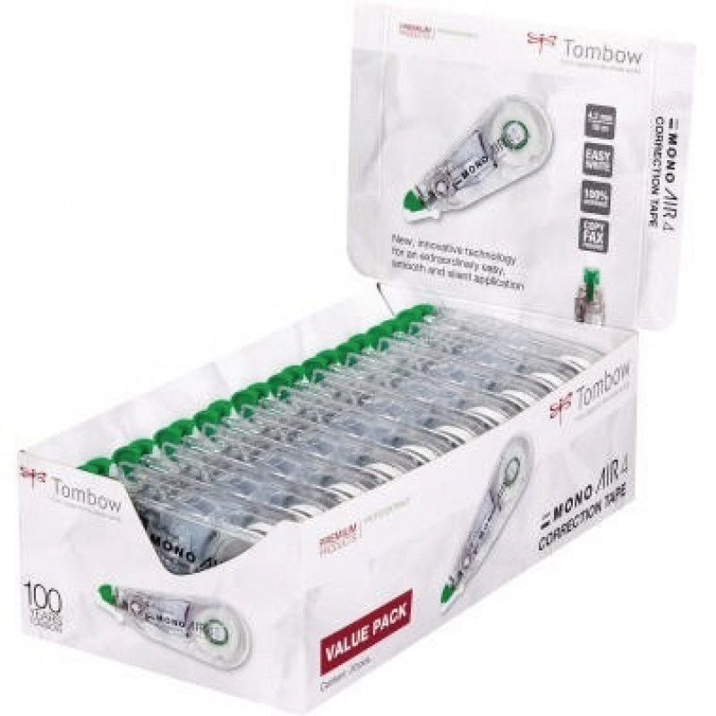 Tombow Korrekturroller MONO AIR CT-CA4-20 4,2mmx10m 20 St./Pack. Tombow Korrekturroller MONO AIR CT-CA4-20 4,2mmx10m 20 St./Pack.