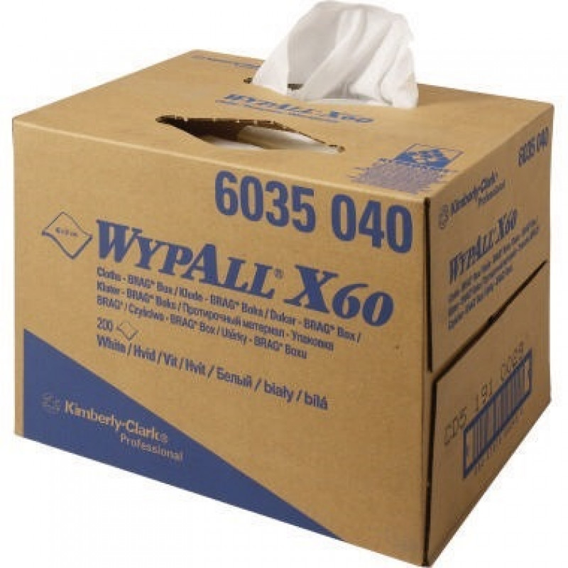 WYPALL Wischtuch X60 6035 1lg. Interfold 42,6x31,7cm 200 St./Pack. WYPALL Wischtuch X60 6035 1lg. Interfold 42,6x31,7cm 200 St./Pack.
