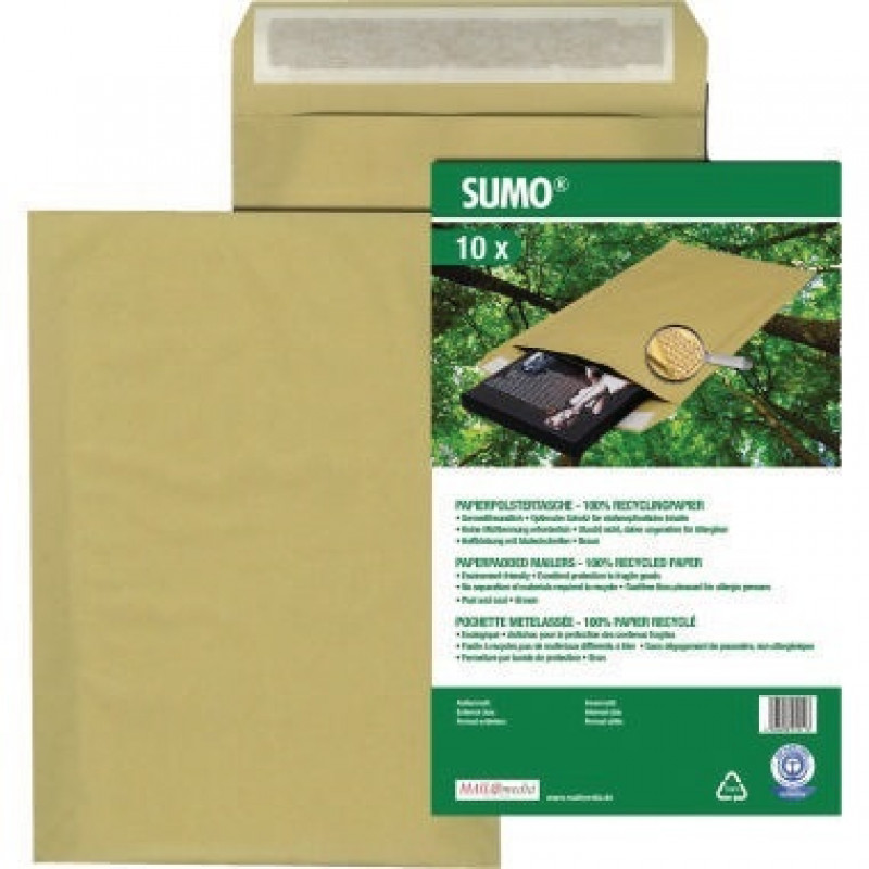 SUMO Papierpolstertasche D SU1514P010 braun 10 St./Pack.