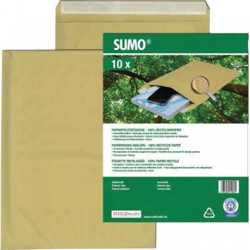 SUMO Papierpolstertasche K SU1520P010 braun 10 St./Pack.