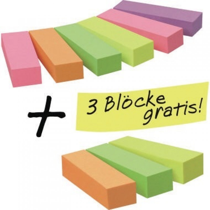 Post-it Haftstreifen Page Marker Promotionspack 670-6+3 9 St./Pack. Post-it Haftstreifen Page Marker Promotionspack 670-6+3 9 St./Pack.