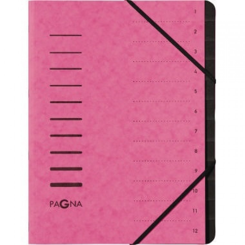 Pagna Ordnungsmappe 40058-34 DIN A4 7Fächer Pressspan d.rosa Pagna Ordnungsmappe 40058-34 DIN A4 7Fächer Pressspan d.rosa