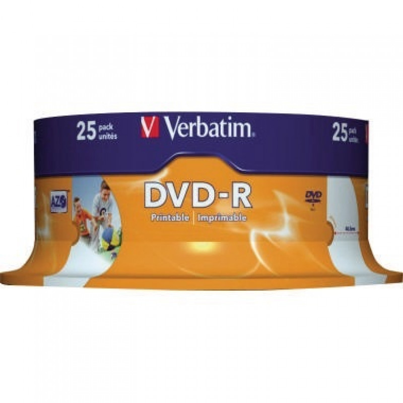 Verbatim DVD-R 43538 16x 4,7GB 120Min. Spindel 25 St./Pack. Verbatim DVD-R 43538 16x 4,7GB 120Min. Spindel 25 St./Pack.