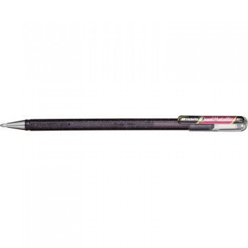 Pentel Gelroller Dual Metallic K110-DAX 0,5mm schwarz/rot Pentel Gelroller Dual Metallic K110-DAX 0,5mm schwarz/rot