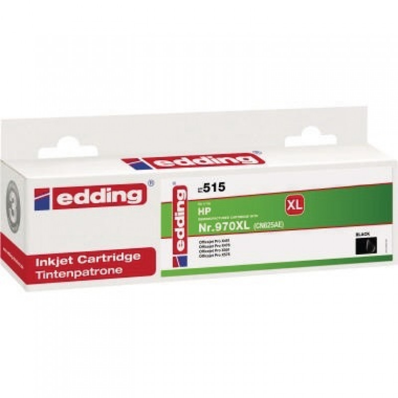 edding Tintenpatrone 18-515 wie HP Nr.970XL CN625AE schwarz edding Tintenpatrone 18-515 wie HP Nr.970XL CN625AE schwarz