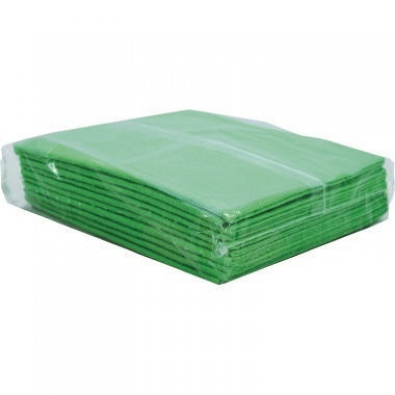 Allzwecktuch Vlies 38x38cm grün 10 St./Pack. Allzwecktuch Vlies 38x38cm grün 10 St./Pack.
