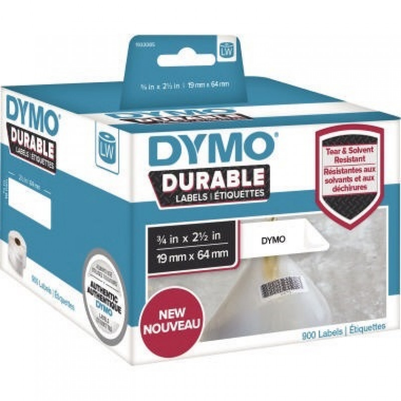 DYMO Thermoetikett 1933085 19x64mm ws 2x450 St./Pack. DYMO Thermoetikett 1933085 19x64mm ws 2x450 St./Pack.