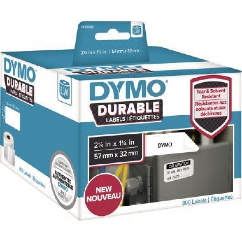DYMO Thermoetikett 1933084 57x32mm ws 800 St./Rl. DYMO Thermoetikett 1933084 57x32mm ws 800 St./Rl.