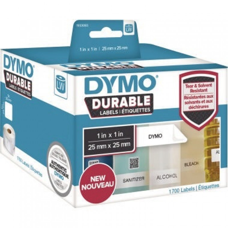 DYMO Thermoetikett 1933083 25x25mm ws 2x850 St./Pack. DYMO Thermoetikett 1933083 25x25mm ws 2x850 St./Pack.