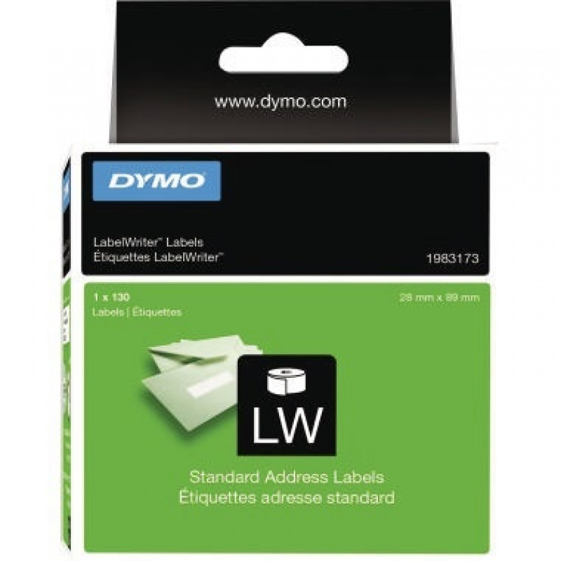 DYMO Adressetikett 1983173 28x89mm ws 130 St./Rl. DYMO Adressetikett 1983173 28x89mm ws 130 St./Rl.