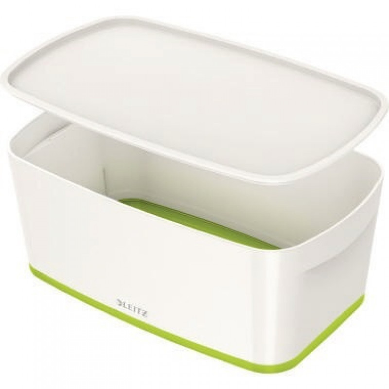 Leitz Aufbewahrungsbox MyBox 52291064 klein 5l Deckel ws/gn
