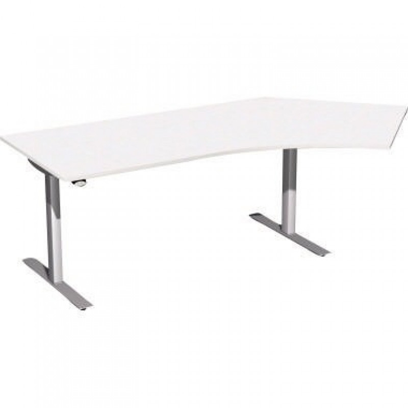 Geramöbel Elektro-Hubtisch rechts S-08A1616-WS 216,6x113,1x68cm ws/si Geramöbel Elektro-Hubtisch rechts S-08A1616-WS 216,6x113,1x68cm ws/si