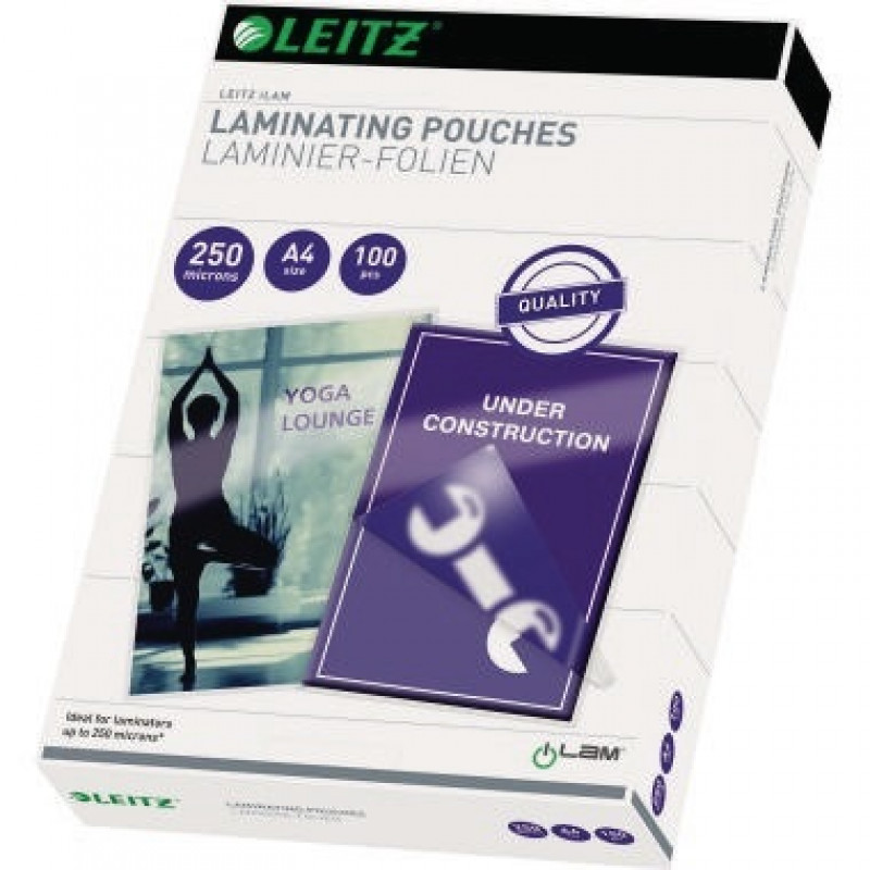 Leitz Laminierfolie 16935 DIN A4 250mic 100 St./Pack. Leitz Laminierfolie 16935 DIN A4 250mic 100 St./Pack.