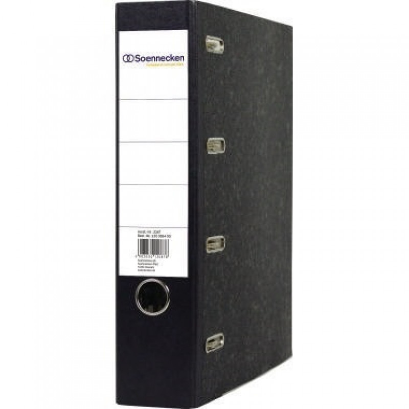 Soennecken Doppelordner 3347 2xDIN A5 quer 75mm Pappe schwarz Soennecken Doppelordner 3347 2xDIN A5 quer 75mm Pappe schwarz