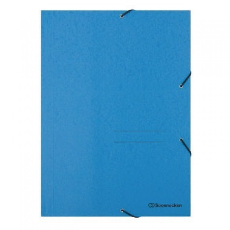 Soennecken Eckspanner 1473 DIN A4 3Klappen und Gummizug blau Soennecken Eckspanner 1473 DIN A4 3Klappen und Gummizug blau