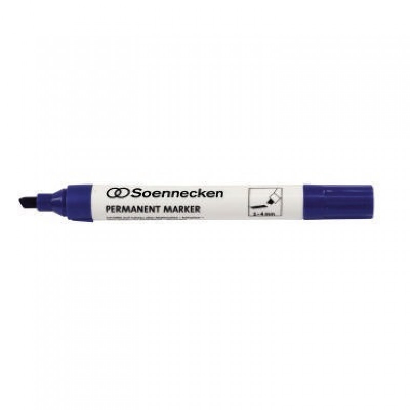 Soennecken Permanentmarker 3109 1-4mm Keilspitze blau Soennecken Permanentmarker 3109 1-4mm Keilspitze blau