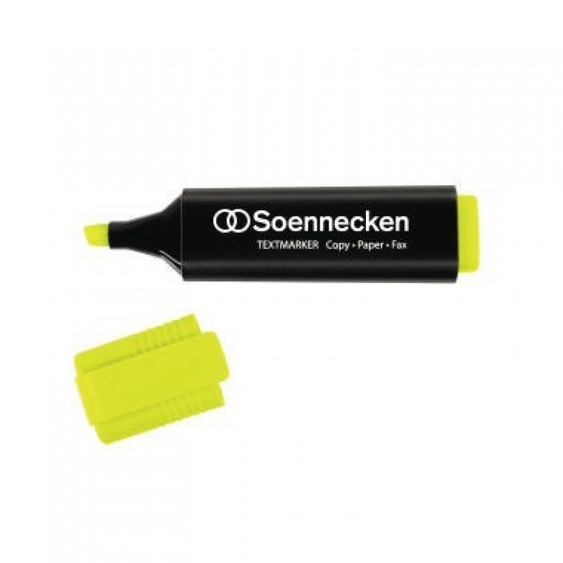 Soennecken Textmarker 3393 2-5mm Keilspitze gelb