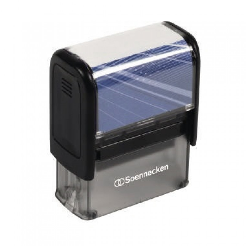 Soennecken Textstempel 3840 5Zeilen mit Sichtfenster 47x18mm Soennecken Textstempel 3840 5Zeilen mit Sichtfenster 47x18mm
