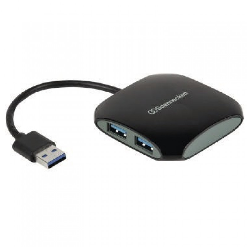 Soennecken USB-Hub 71661 1:4 3.0 schwarz Soennecken USB-Hub 71661 1:4 3.0 schwarz