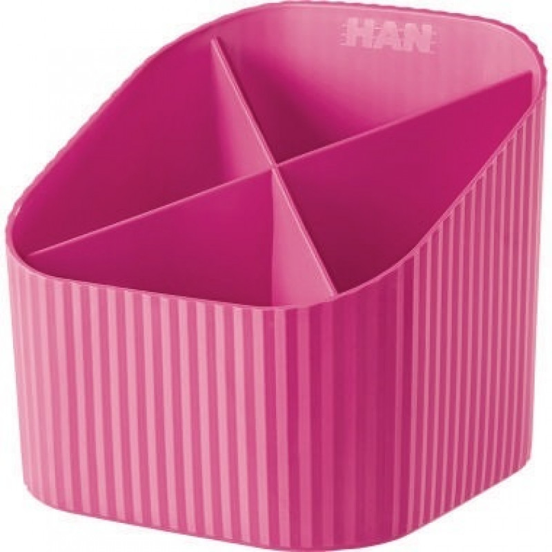 HAN Stifteköcher X-LOOP 17230-56 4 Fächer pink HAN Stifteköcher X-LOOP 17230-56 4 Fächer pink
