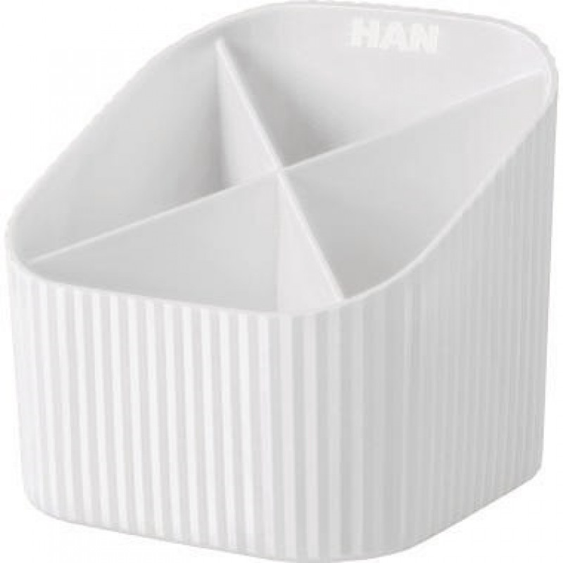 HAN Stifteköcher X-LOOP 17230-12 4 Fächer weiß HAN Stifteköcher X-LOOP 17230-12 4 Fächer weiß