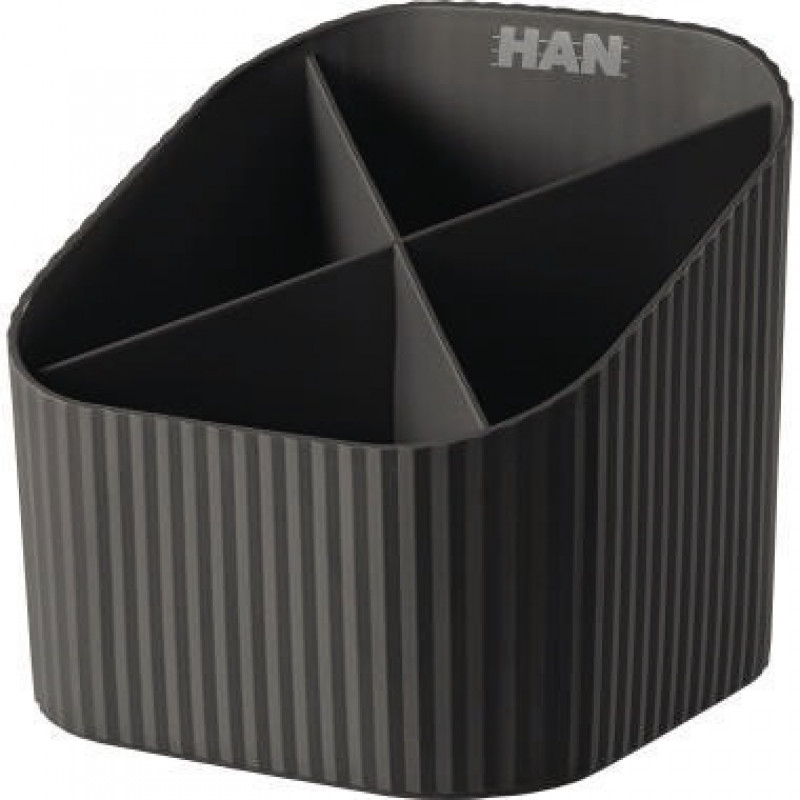 HAN Stifteköcher X-LOOP 17230-13 4 Fächer schwarz HAN Stifteköcher X-LOOP 17230-13 4 Fächer schwarz