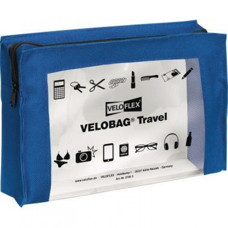 Veloflex Reißverschlusstasche Travel 2705351 230x160mm bl