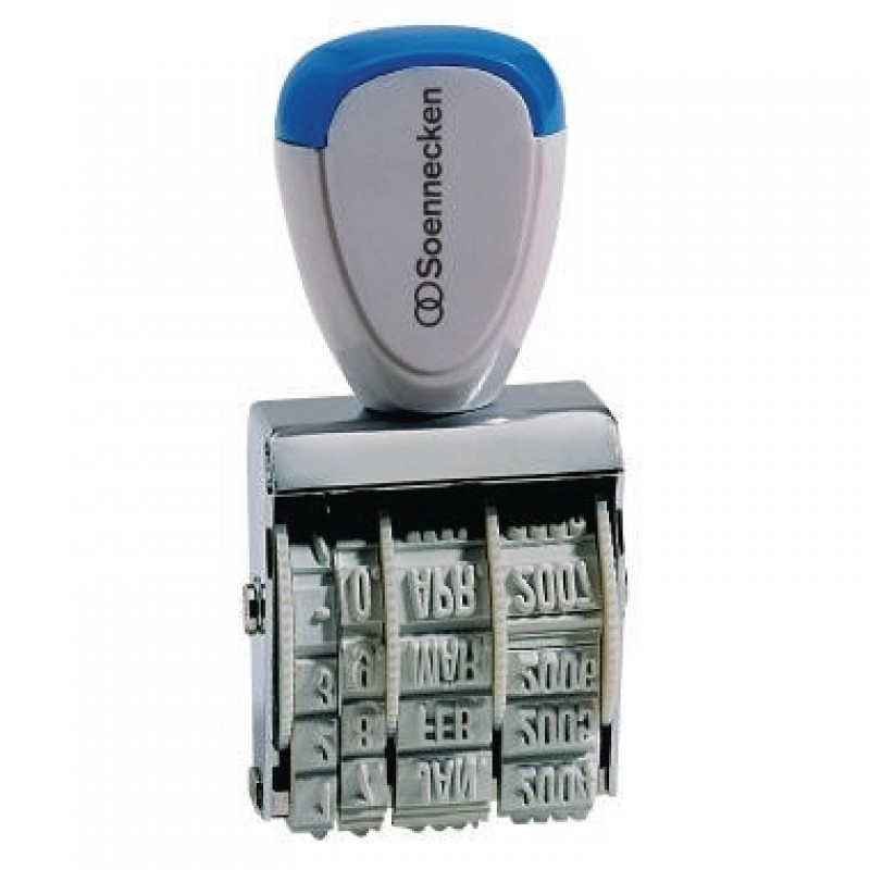 Soennecken Datumstempel 3831 Monat in Buchstaben 4x27mm