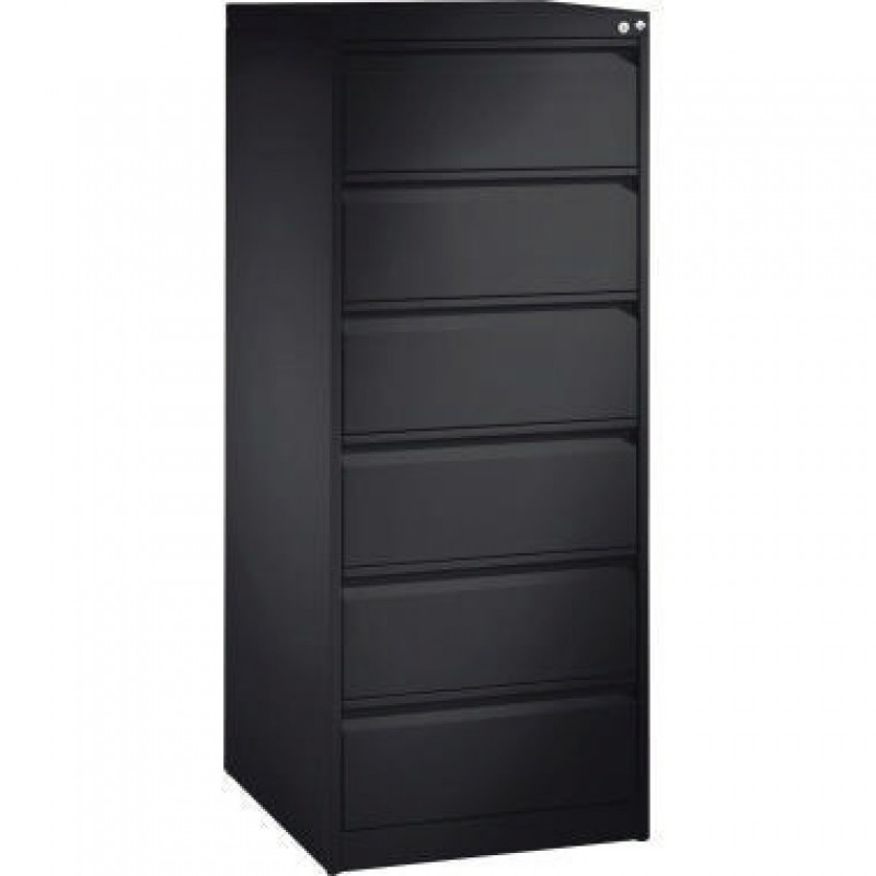 C+P Karteischrank Acurado 12736322S1000 A5quer 6Schübe sgr
