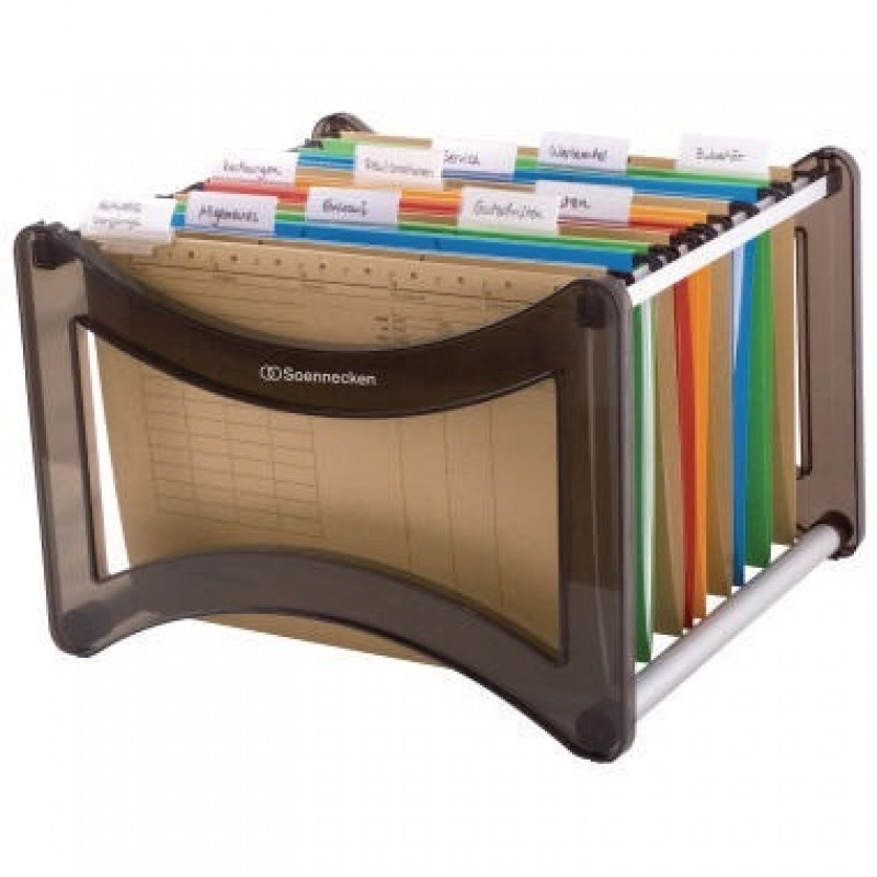 Soennecken Hängekorb 2052 für DIN A4 transluzent schwarz Soennecken Hängekorb 2052 für DIN A4 transluzent schwarz