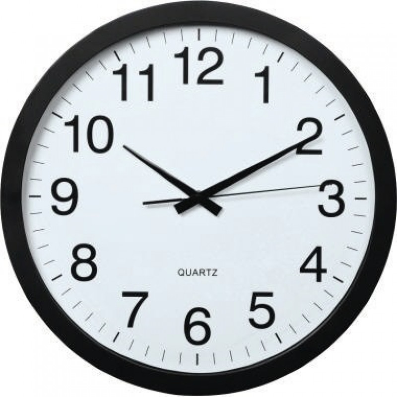 Hama Wanduhr PG-400 Jumbo 00136292 geräuscharm sw Hama Wanduhr PG-400 Jumbo 00136292 geräuscharm sw