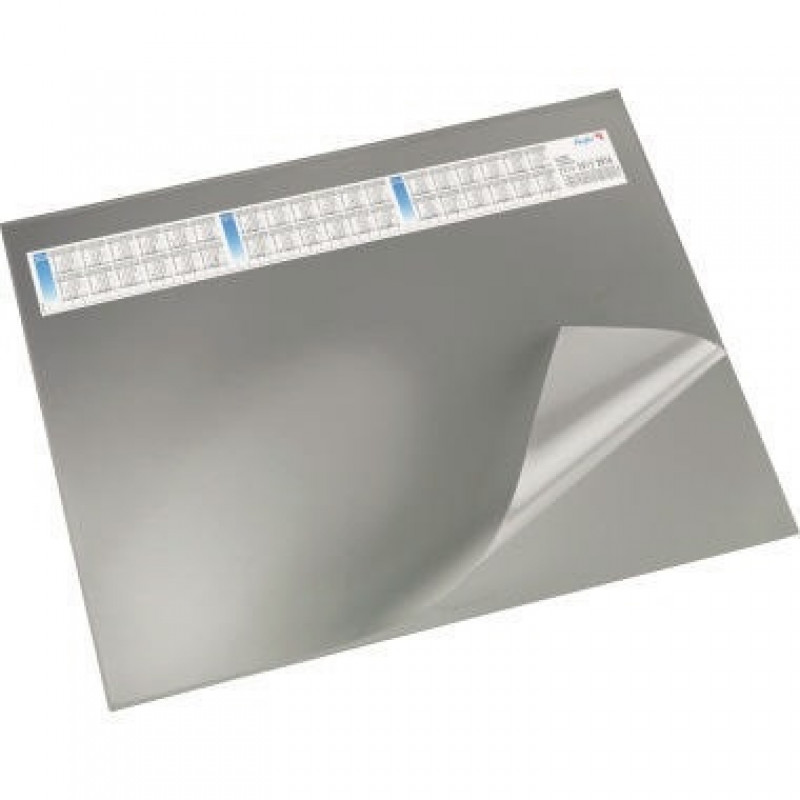 Läufer Schreibunterlage Durella DS 44653 52x65cm Vollsichtfolie grau Läufer Schreibunterlage Durella DS 44653 52x65cm Vollsichtfolie grau