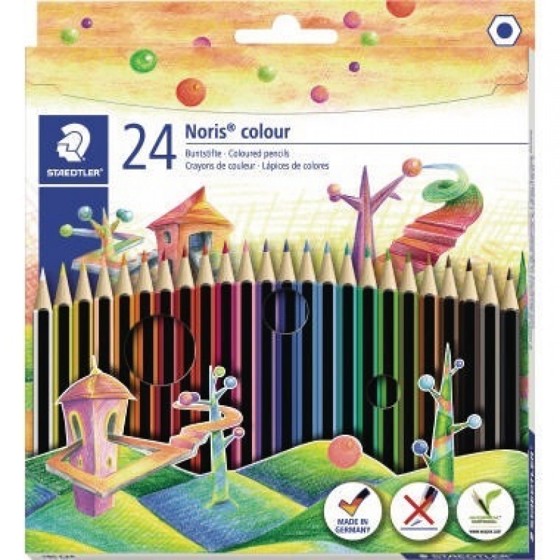 STAEDTLER Farbstift Noris colour 185C24 f. sortiert 24 St./Pack STAEDTLER Farbstift Noris colour 185C24 f. sortiert 24 St./Pack