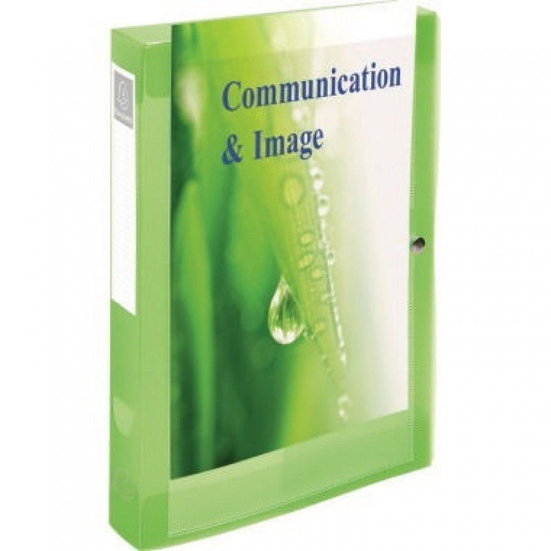 Exacompta Sammelmappe Archivbx 59993E 40mm PP 0,7mm transp gn Exacompta Sammelmappe Archivbx 59993E 40mm PP 0,7mm transp gn