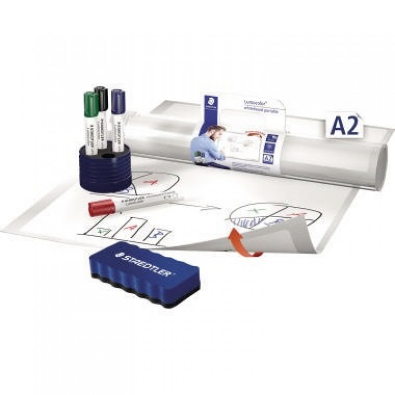 STAEDTLER Whiteboard Lumocolor portable A2 641 CBA2 +Zubehör STAEDTLER Whiteboard Lumocolor portable A2 641 CBA2 +Zubehör