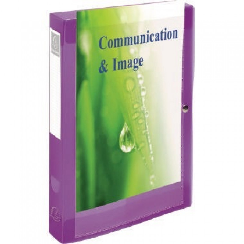 Exacompta Sammelmappe Archivbx 59986E 40mm PP 0,7 transp vio Exacompta Sammelmappe Archivbx 59986E 40mm PP 0,7 transp vio
