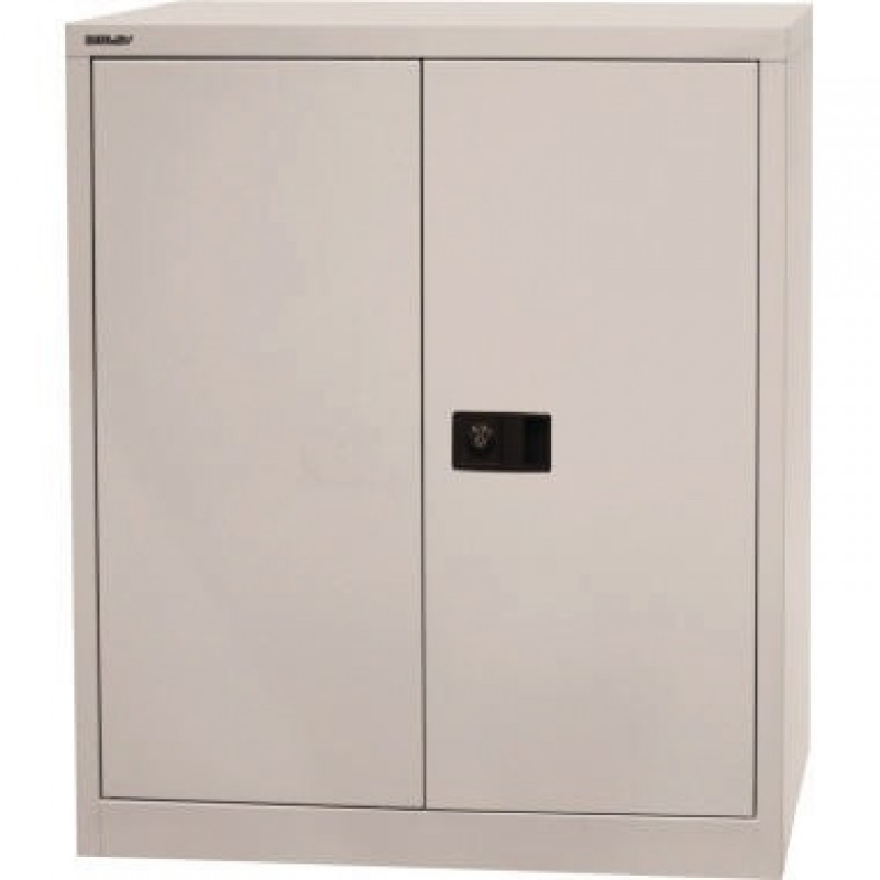 Bisley Flügeltürenschrank Universal E402A0145645 2OH lichtgrau